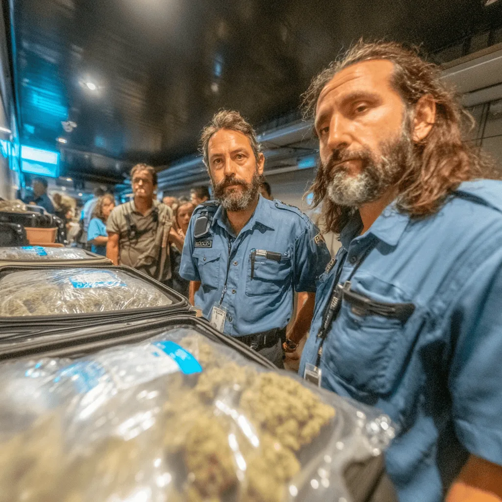 Marijuana seized airport: Massive drug bust worth Rs 6.5 cr! Who got caught? Uncover the story behind this dramatic airport operation now.