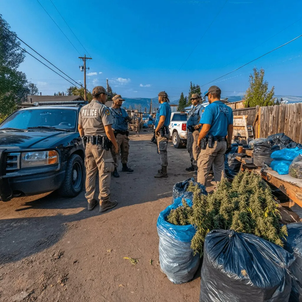 Shocking marijuana seizure Moffat County—discover how authorities uncovered over 200 pounds and 100+ plants in a dramatic law enforcement sweep.