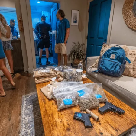 Shocking Wildwood marijuana arrest: discover how loaded guns and a massive cannabis haul were uncovered in this dramatic local bust. Click to learn more!