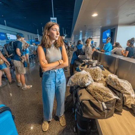 Miami airport marijuana bust shocks travelers: 65lbs seized at gate! Shocked by the Miami airport marijuana bust? Discover how a woman tried flying to London with 65 pounds. Find out what tipped off authorities—read now!