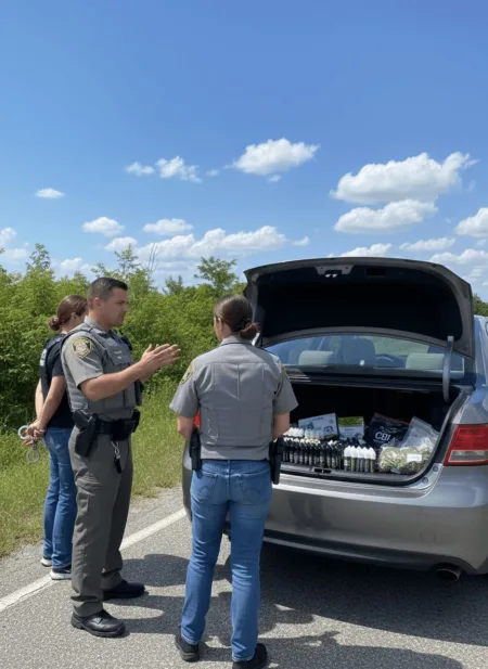 CBD Vape Juice Arrest Stuns Local Scene: What Really Happened? CBD vape juice arrest shocks Louisiana! Find out what sparked this dramatic traffic stop and seizure—how safe is your vape? Full story inside.