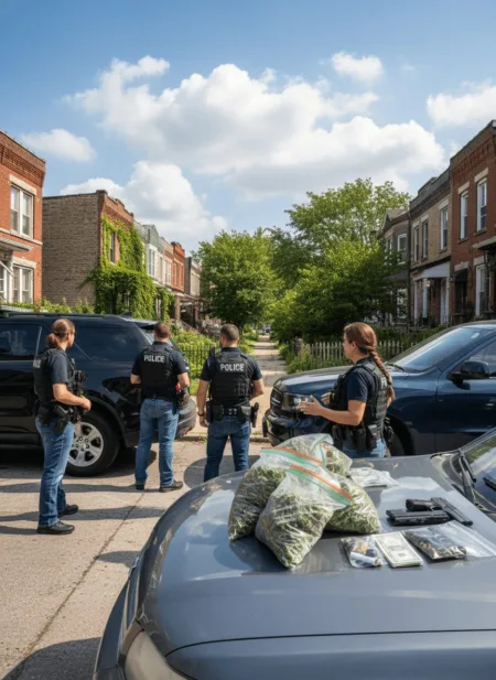 Curious about the latest Detroit drug bust? Discover how $77K, guns, and cannabis were seized in a dramatic police operation. See what was uncovered!