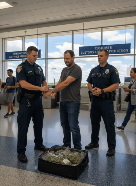 Shocking CBP marijuana seizure Atlanta: Discover how 42 pounds were found, a California man arrested. What’s next after this eye-opening airport bust?