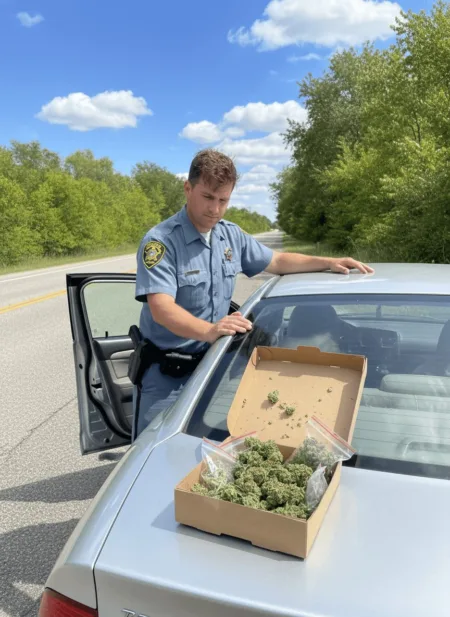 Marijuana Traffic Stop Seizure: Shocking Muffin Box Discovery Goes Viral Caught by surprise! Discover how a marijuana traffic stop seizure unfolded with cannabis hidden in a muffin box. Curious? Click to uncover the details.