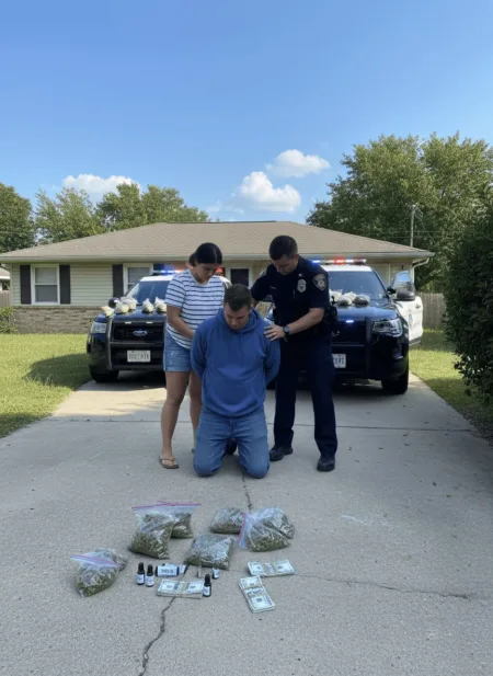 Witness the intense aftermath of a drug bust subdivision raid—marijuana, meth, THC, and $30K seized. Curious how it unfolded? Click for exclusive details.