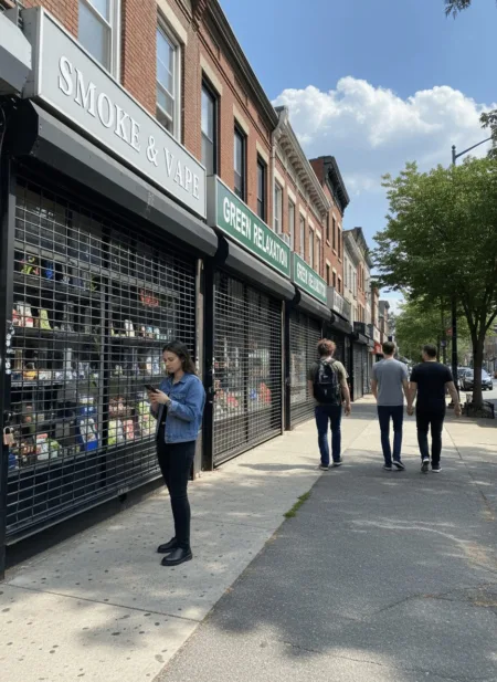 Discover the shocking details behind the Jersey City cannabis crackdown as five smoke shops get shut down. What happens next? Find out now.