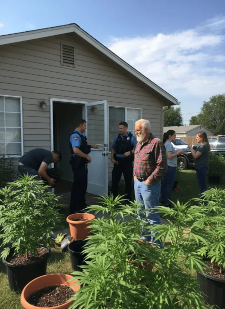 Don’t miss the inside story behind police marijuana raid arrests—find out why an 80-year-old man and more are at the center of this wild bust.