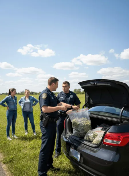 Discover the jaw-dropping details of a traffic stop marijuana seizure. What really happened on the roadside? Click to uncover the full story now!