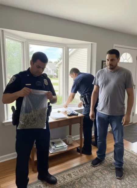 Uncover shocking details about a recent Chicago marijuana arrest. What really happened inside this suburban home? Click to discover the unexpected twists!