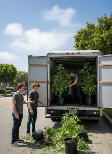 U-Haul cannabis bust LA shocks city! Uncover what was really found when a driver ignored road closures. Click to reveal the jaw-dropping details.