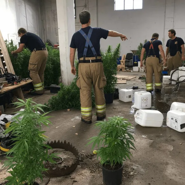 Uncover the danger inside as a fire call exposes illegal grow hazardous chemicals & bear traps—would you know what to look for in your community?