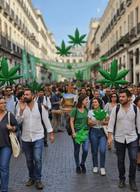 See Change in Action: Madrid Marijuana Legalization March Energizes the City Experience the passion up close—join the Madrid marijuana legalization march! Curious how activists are changing history? Take a closer look inside.