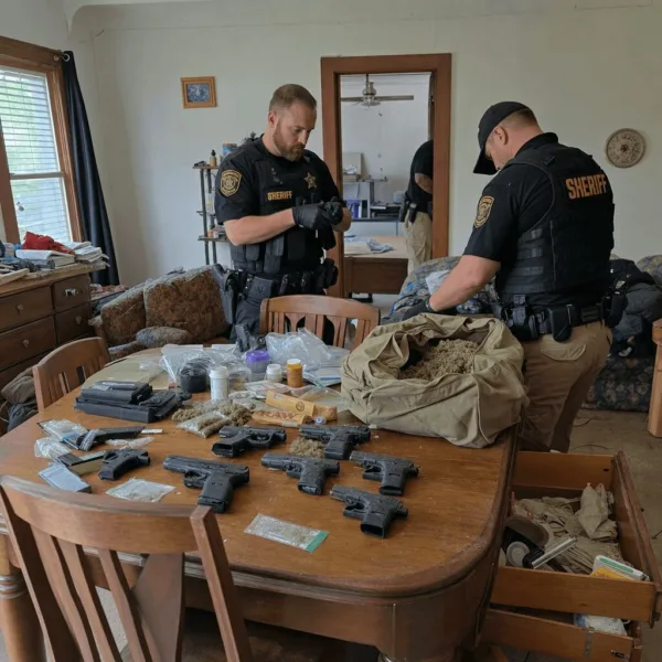 Shocking parolee guns drugs arrest: Discover how 8 guns & cannabis were found at a Canehill home. What really happened? Click to get the details!