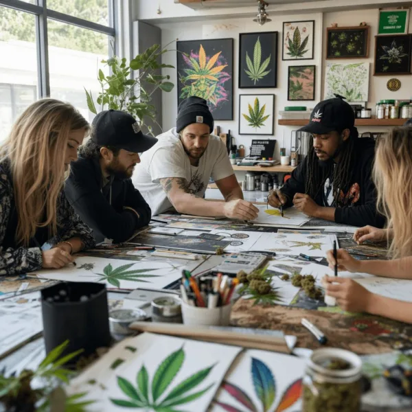 Discover how cannabis original art can make your brand unforgettable. Stand out from the crowd—are you ready to elevate your image with cannabis original art?