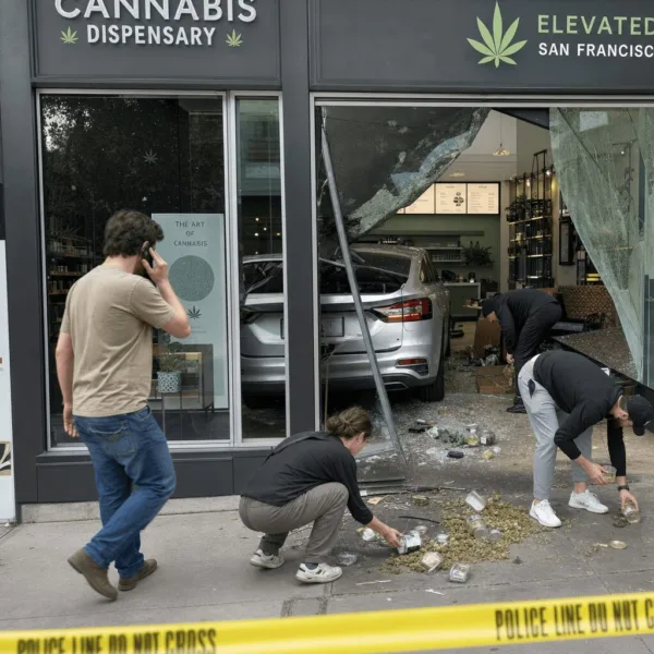 Car Crashes Marijuana Dispensary: Wild Scene Sparks Safety and Policy Debate Caught on camera: car crashes marijuana dispensary in a wild scene. Want to see the aftermath and what it means for cannabis shops? Click to discover more.