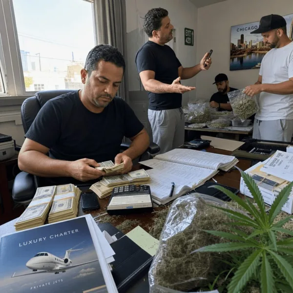 Chicago Cannabis Money Laundering Shocker: What’s Really Happening in the Windy City? Shocking twists in Chicago cannabis money laundering! Find out how big names got caught, jets booked, and what this means for cannabis business in Chicago.