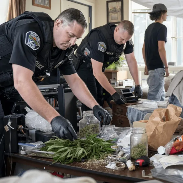 Discover the dramatic search warrant drug seizure that exposed meth, psilocybin, and cannabis—find out what really happened when SWAT moved in!