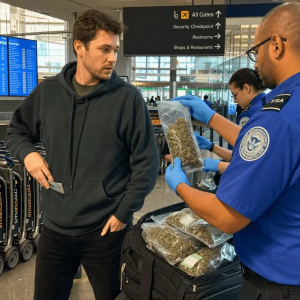 PDX airport marijuana arrest leaves travelers shocked—discover what happened, learn your rights, and avoid costly mistakes. Click to see the full story!
