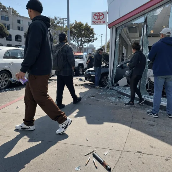 San Francisco Dealership Crash Unfolds Amid Police Chase and Community Buzz San Francisco dealership crash stuns city—8 injured, teen arrested after high-speed police chase. Discover shocking eyewitness moments inside.